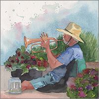 The Flugelhorn Player