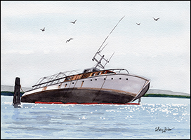 Aground